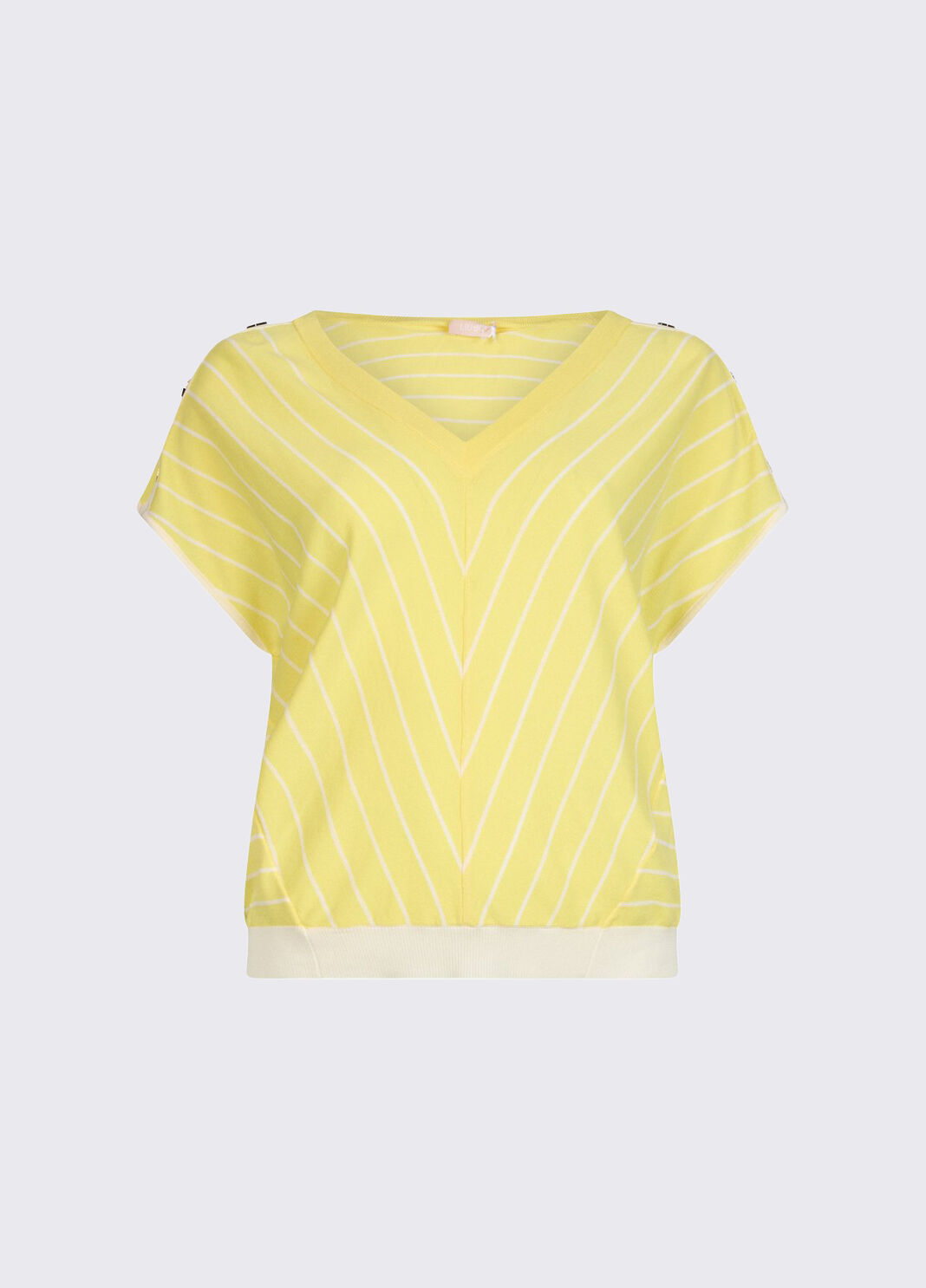 Gestreiftes Top gelb Liu Jo - large image number 6