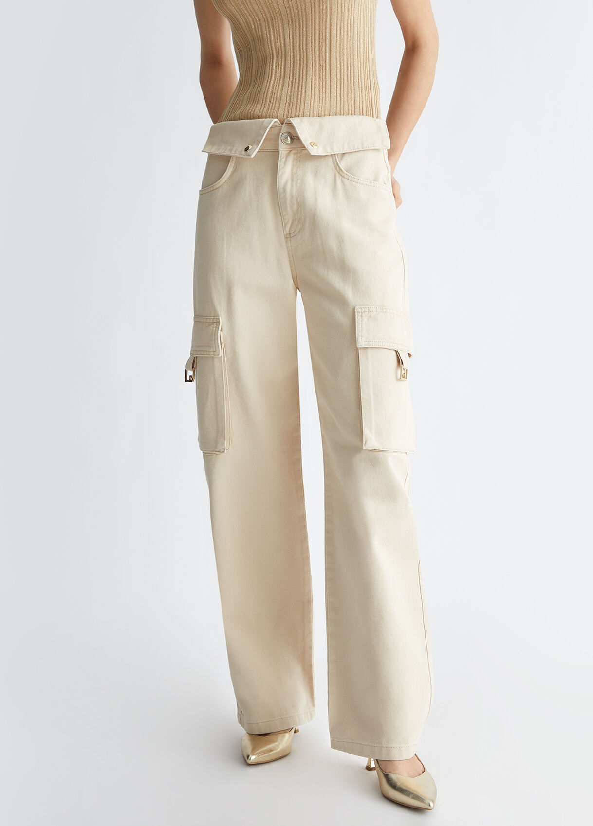 Pantalon liu clearance jo taille haute