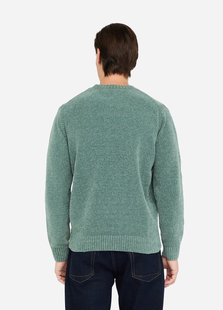 Chenille sweater khaki green Liu Jo - large image number 1 Chenille sweater khaki green Liu Jo - large image number 1