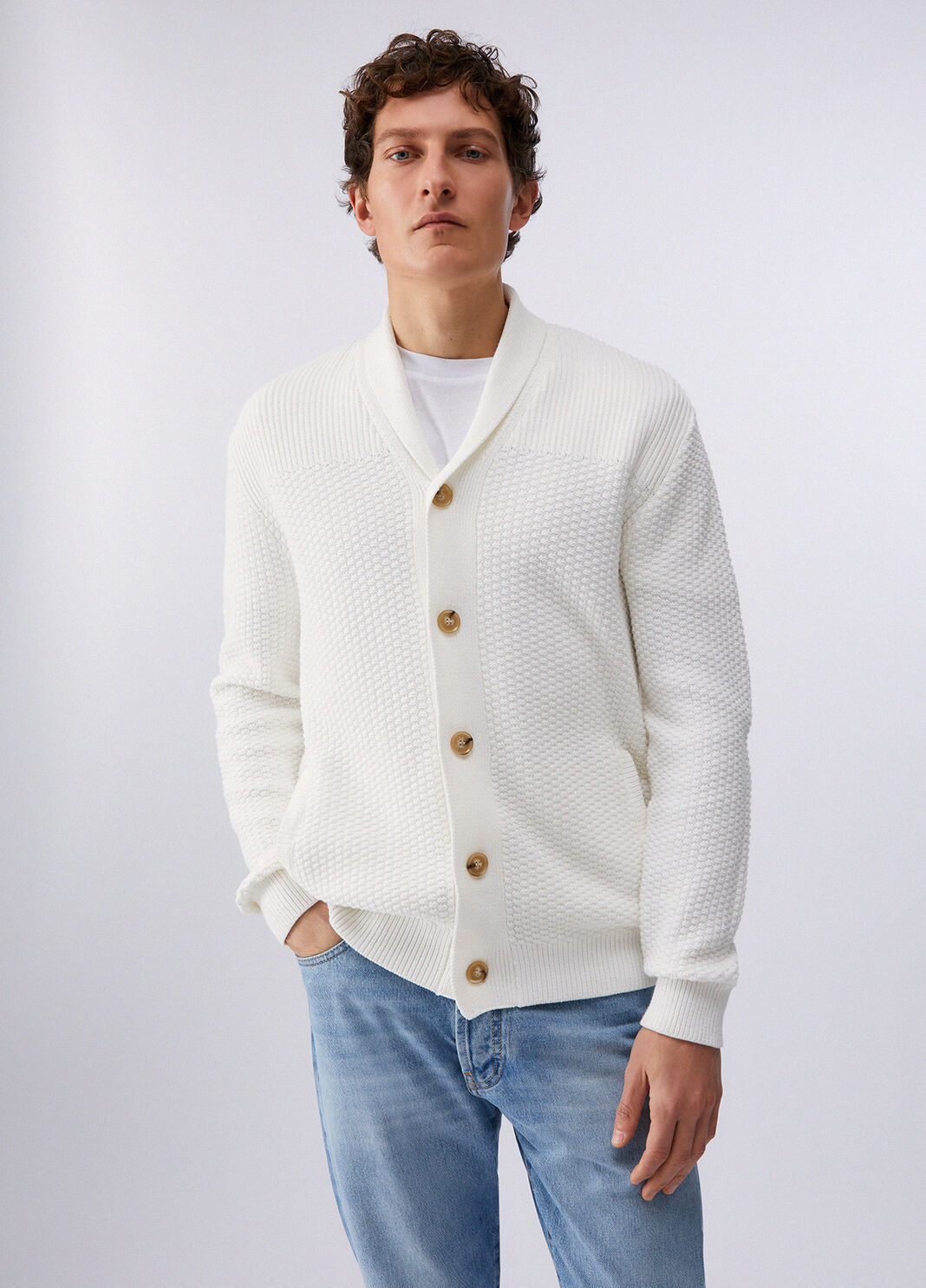 100% cotton cardigan white Liu Jo - large image number 0