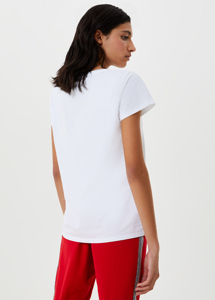 T-shirt with print White Liu Jo - large image number 1 T-shirt with print White Liu Jo - large image number 1