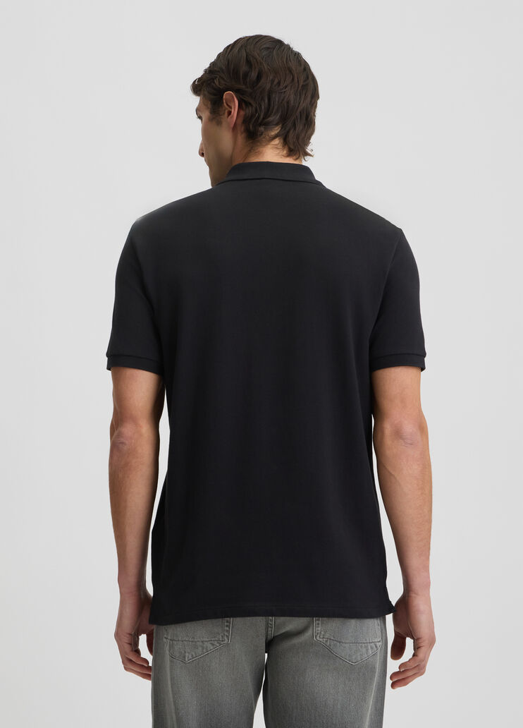 Black pique polo shirt black Liu Jo - large image number 1 Black pique polo shirt black Liu Jo - large image number 1