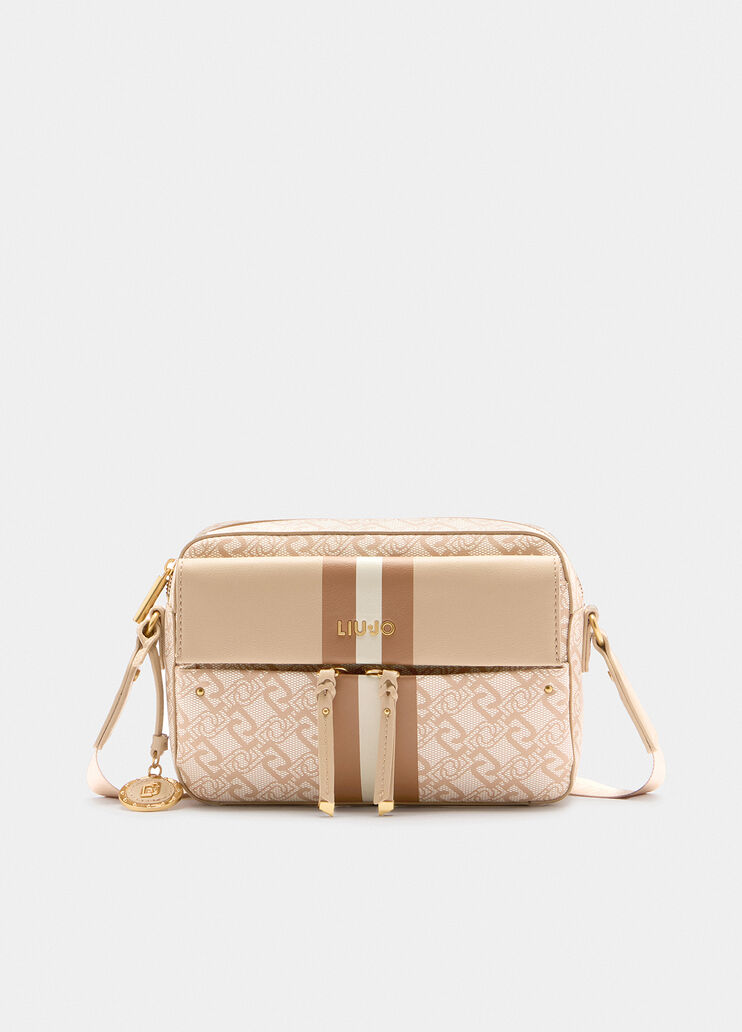 Medium crossbody bag with charm beige Liu Jo - medium Medium crossbody bag with charm beige Liu Jo - medium