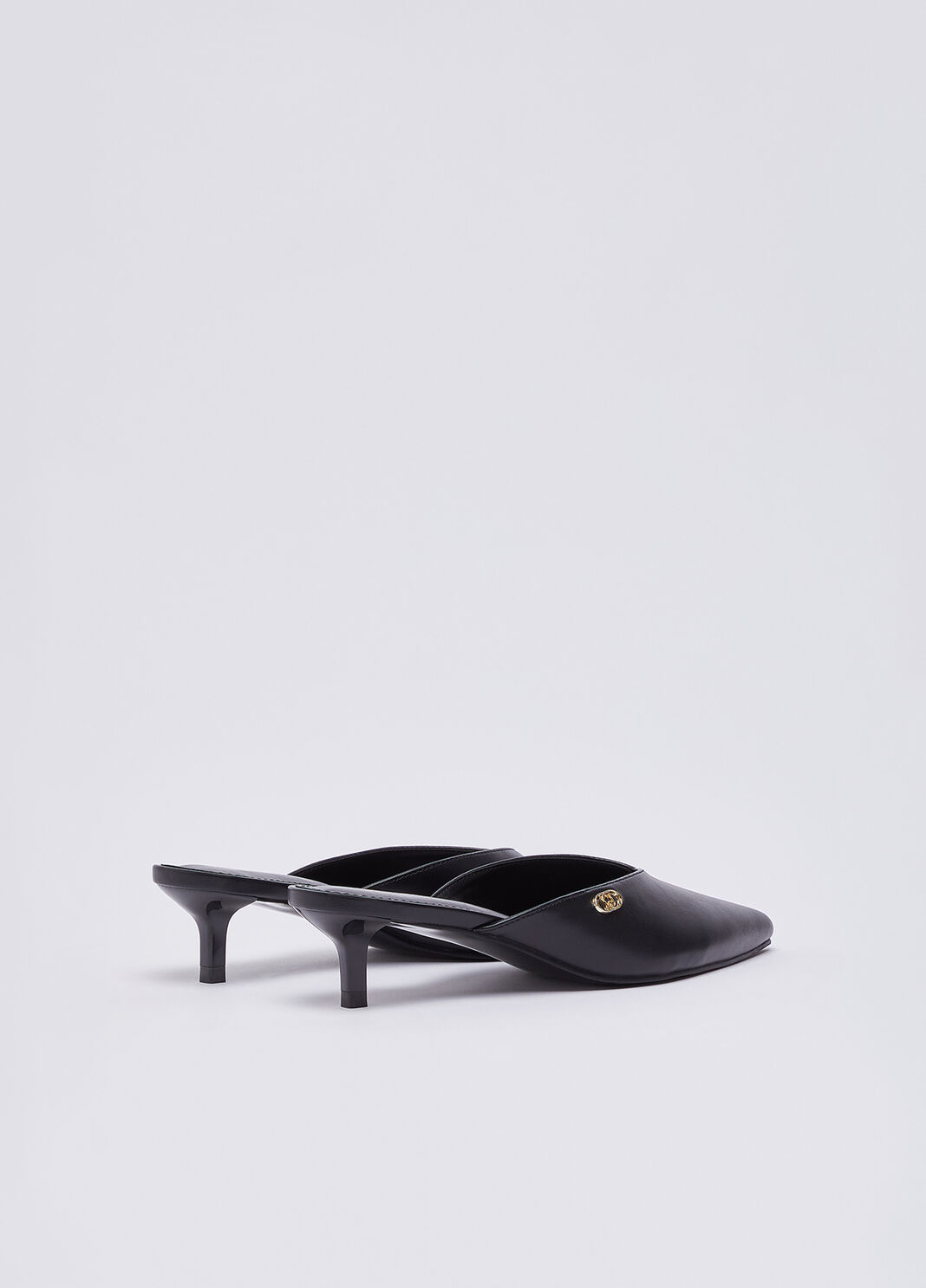 Mules with logo black Liu Jo - large image number 2