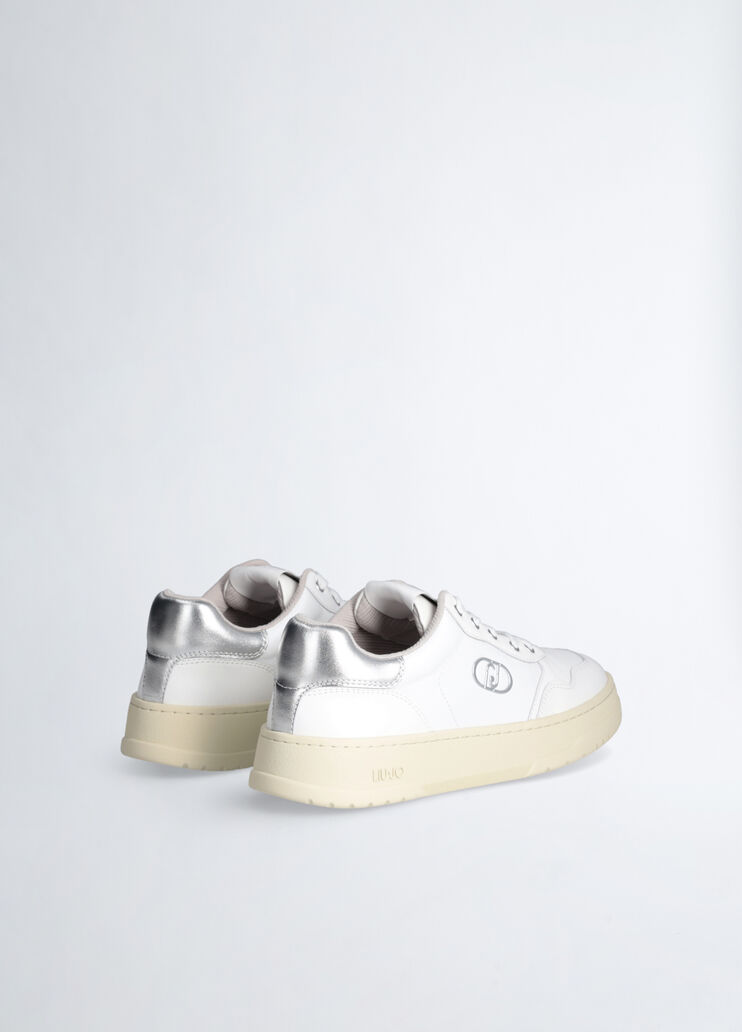 Sneakers in leather white Liu Jo - large image number 3 Sneakers in leather white Liu Jo - large image number 3