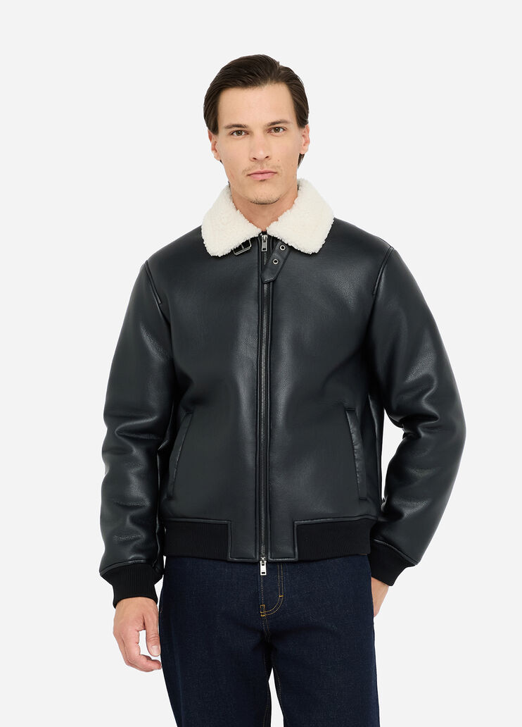 Coated fabric biker jacket black Liu Jo - medium