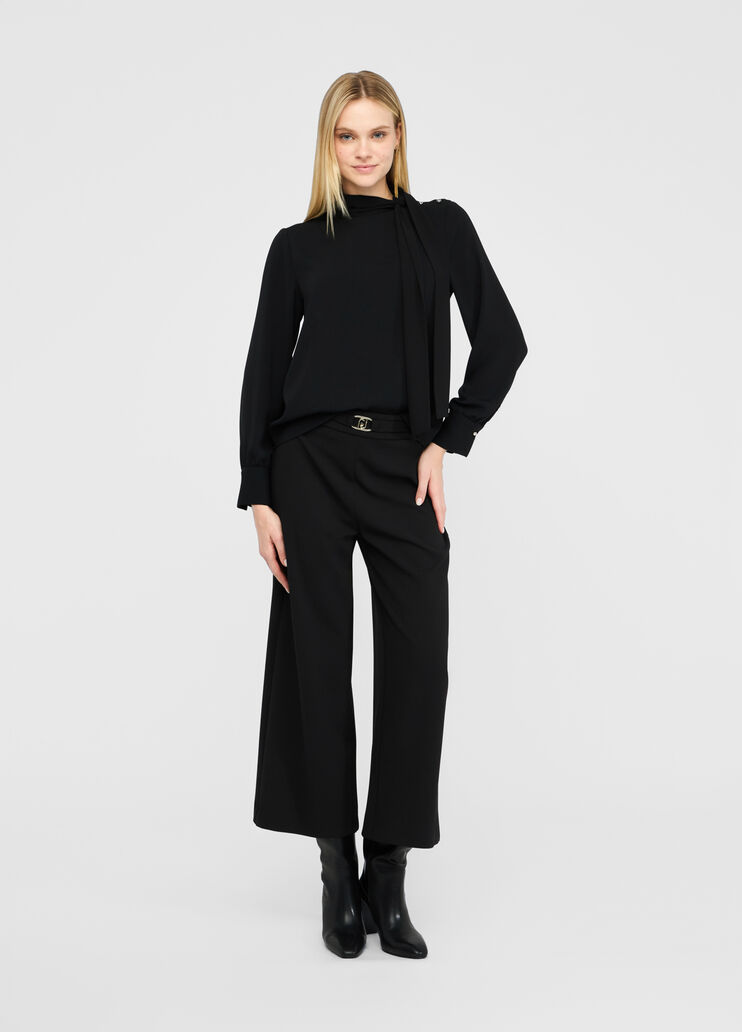 Blouse with scarf black Liu Jo - medium Blouse with scarf black Liu Jo - medium