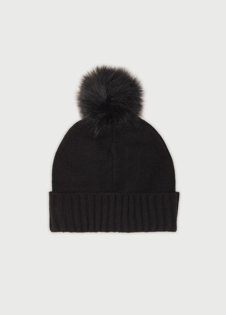 Beret with pompom Black Liu Jo - large image number 2