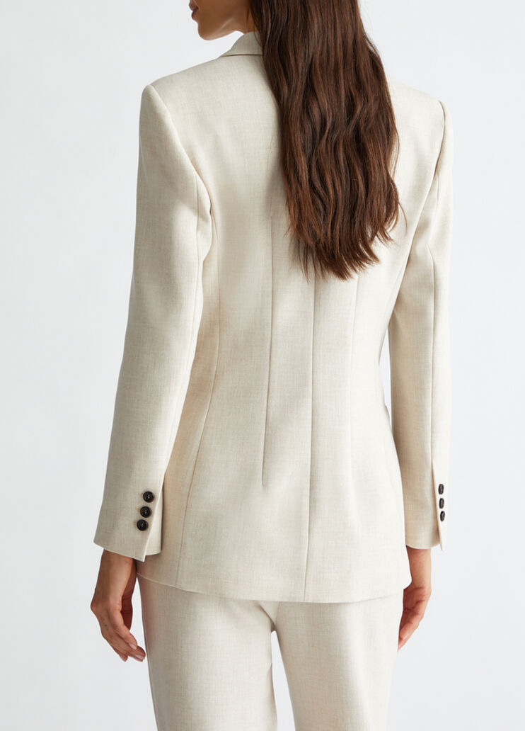 Blazer de traje de doble botonadura gris Liu Jo - medium Blazer de traje de doble botonadura gris Liu Jo - medium