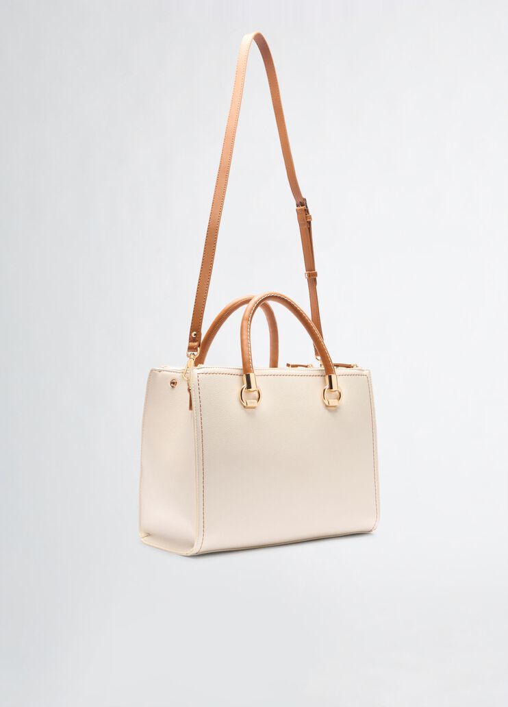 White and brown handbag cream Liu Jo - large image number 3 White and brown handbag cream Liu Jo - large image number 3