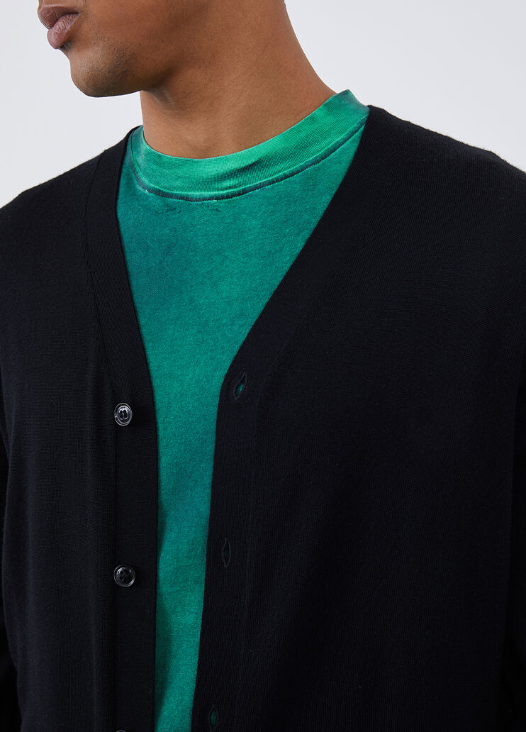 Cárdigan de lana negro Liu Jo - large image number 2