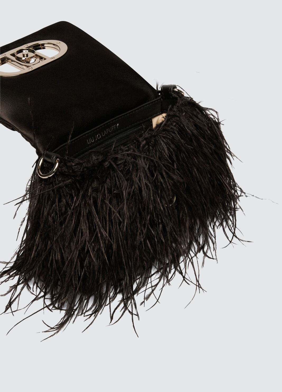 Small LaPuffy bag with feathered detailing black Liu Jo - large image number 10