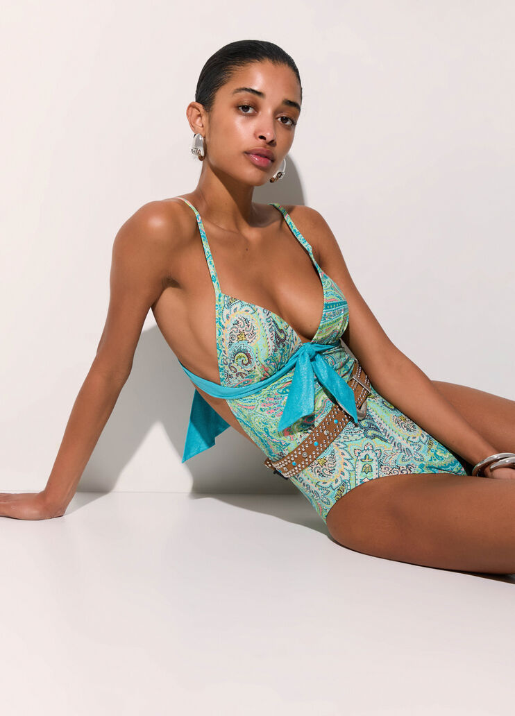 Badeanzug mit Print Aquagr&uuml;n Liu Jo - medium