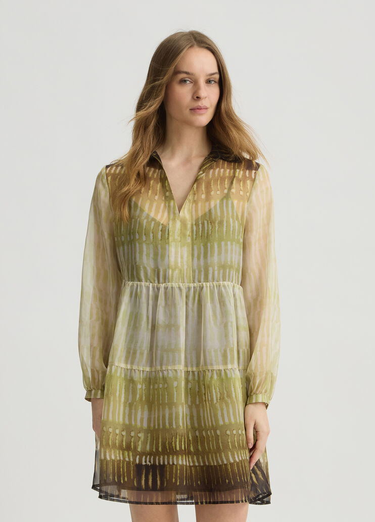 Printed chiffon dress green Liu Jo - medium Printed chiffon dress green Liu Jo - medium