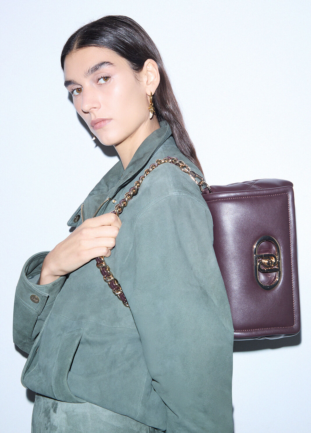 Medium LaPuffy Bag with Quilted Design aubergine Liu Jo - large image number 0