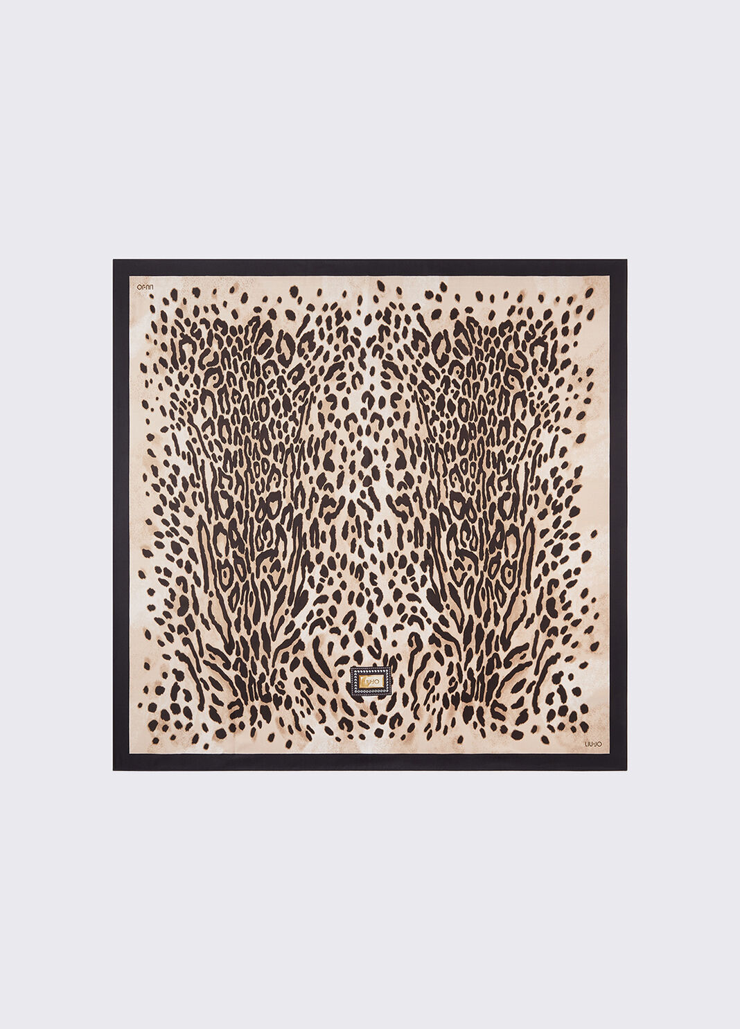 Scarf large with animal print leopard print Liu Jo - large image number 1
