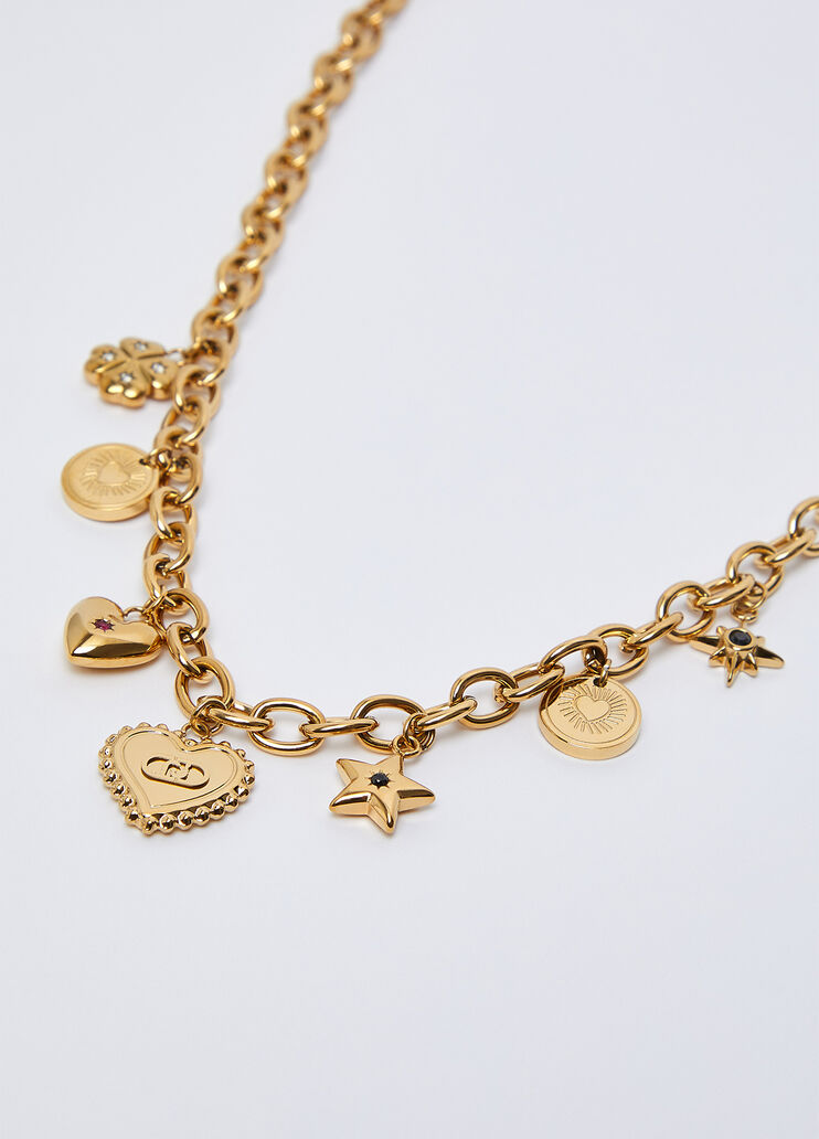 Necklace with Symbolic Charms gold Liu Jo - medium