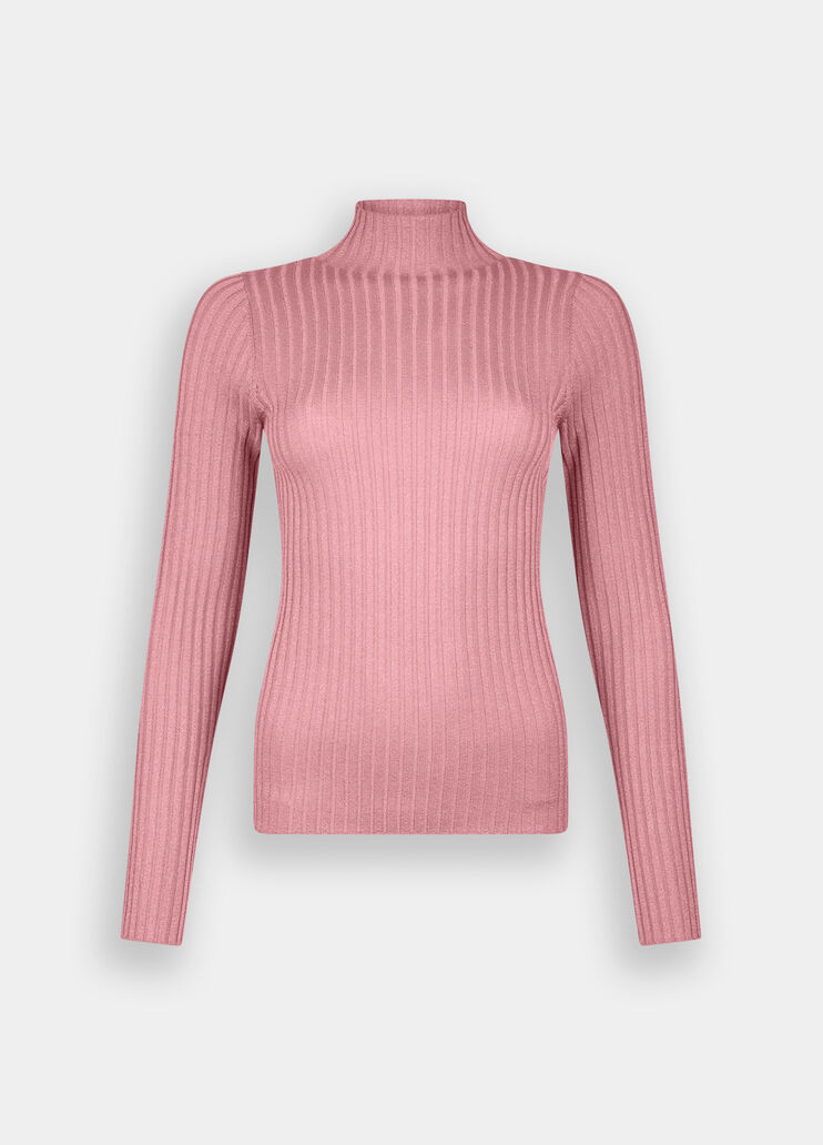 Polo-neck with lurex® gold Liu Jo - large image number 6 Polo-neck with lurex® gold Liu Jo - large image number 6