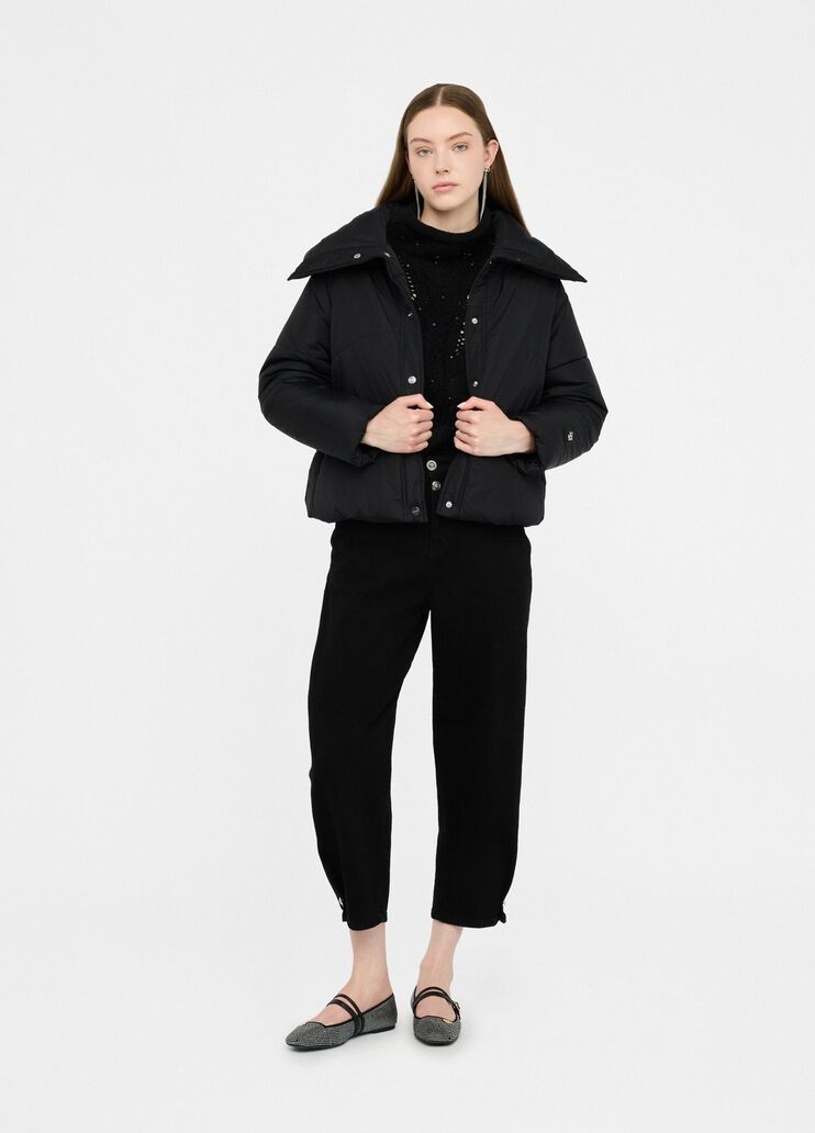 Kurze wattierte Jacke Schwarz Liu Jo - medium Kurze wattierte Jacke Schwarz Liu Jo - medium