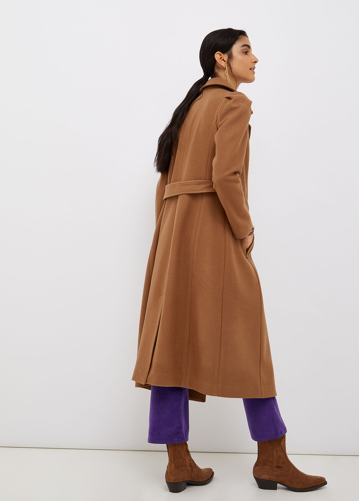 liu jo camel coat
