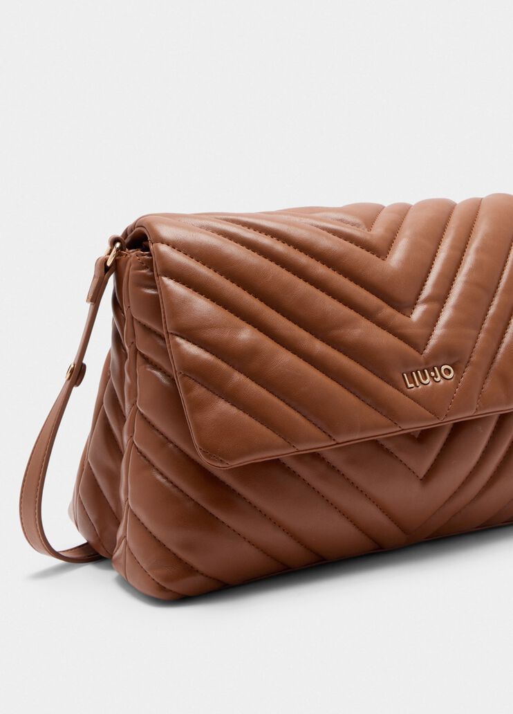 Medium quilted hobo bag gingerbread Liu Jo - medium Medium quilted hobo bag gingerbread Liu Jo - medium