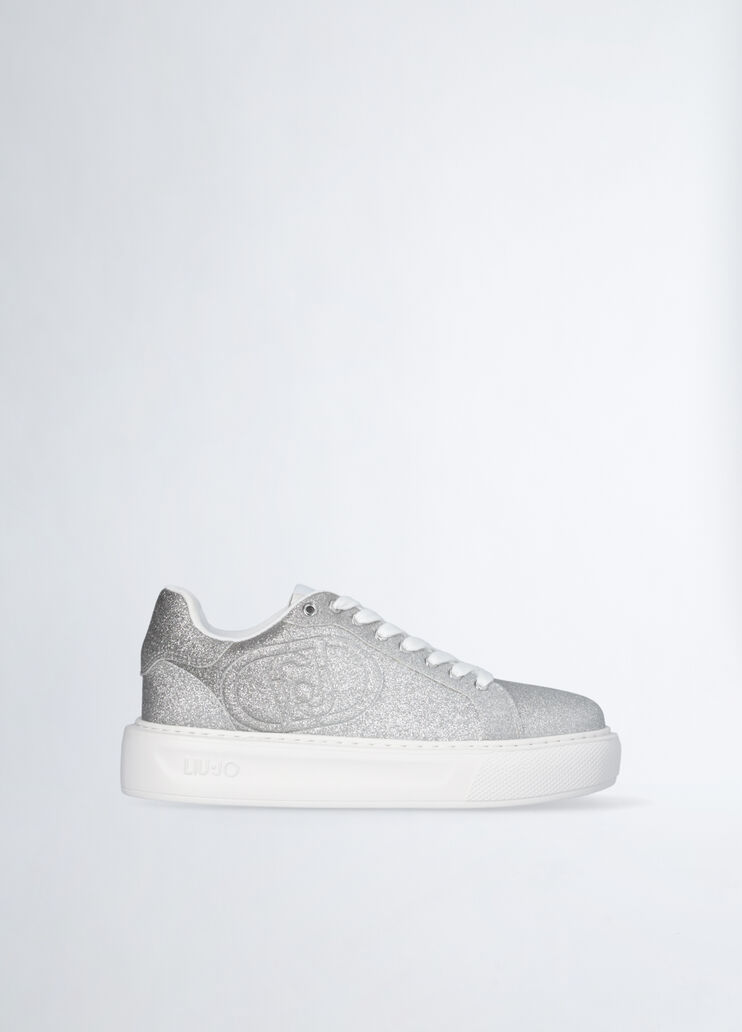 Zapatillas con brillos y degradado de color plata Liu Jo - medium