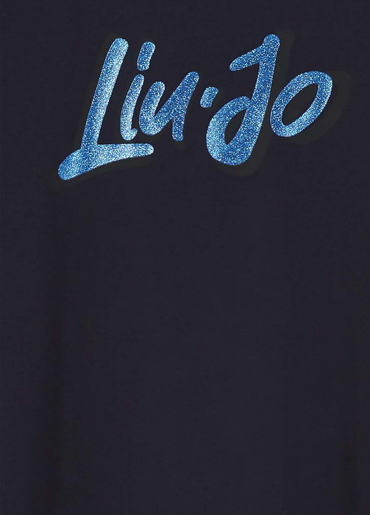 T-shirt with appliqués Blue Liu Jo - large image number 2