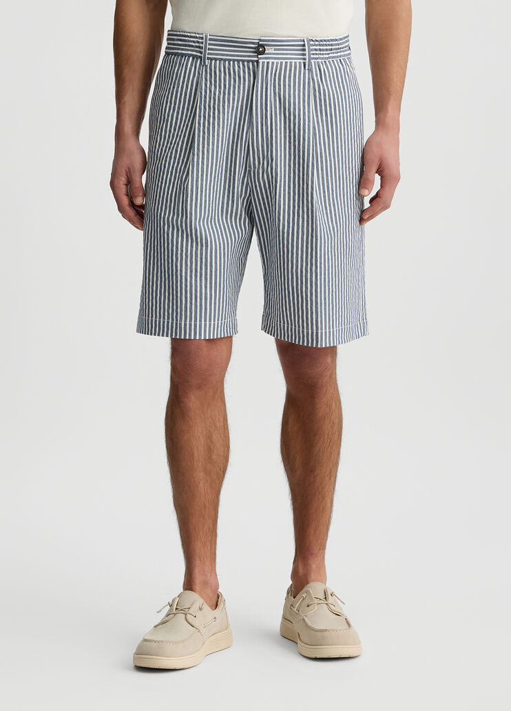 Striped Bermuda shorts blue striped Liu Jo - medium Striped Bermuda shorts blue striped Liu Jo - medium