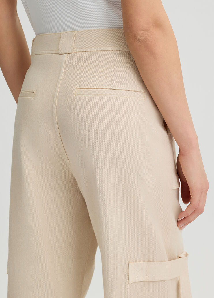 Worker trousers cream Liu Jo - large image number 4 Worker trousers cream Liu Jo - large image number 4