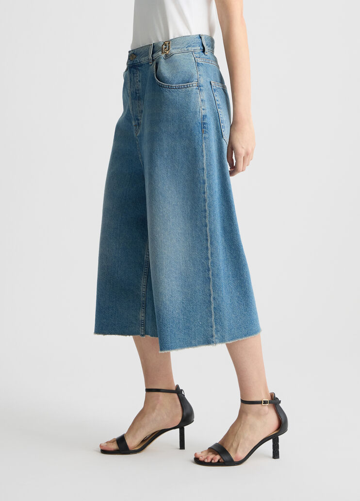 Denim Bermuda shorts blue denim Liu Jo - large image number 3