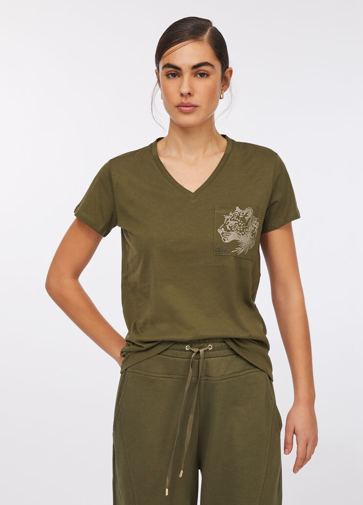 T-Shirt Liu Jo Better Olivgrün Liu Jo - large image number 0