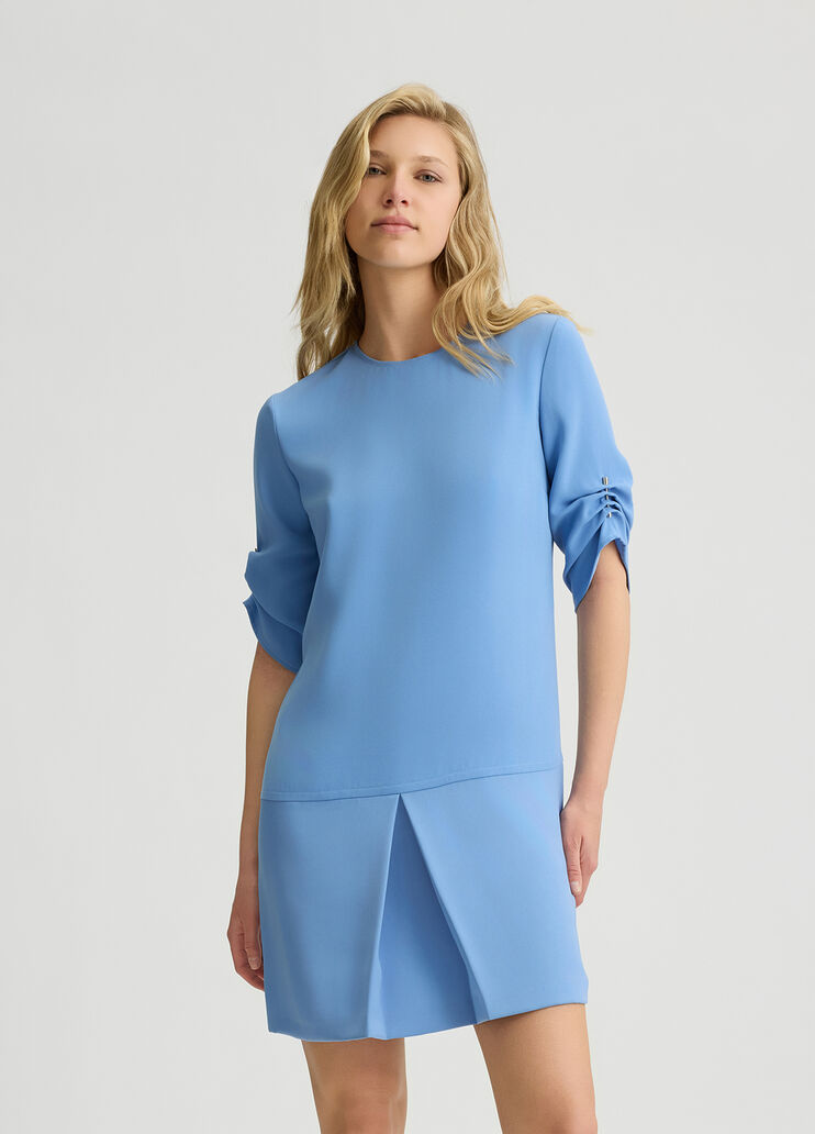 Envers satin dress blue Liu Jo - medium Envers satin dress blue Liu Jo - medium