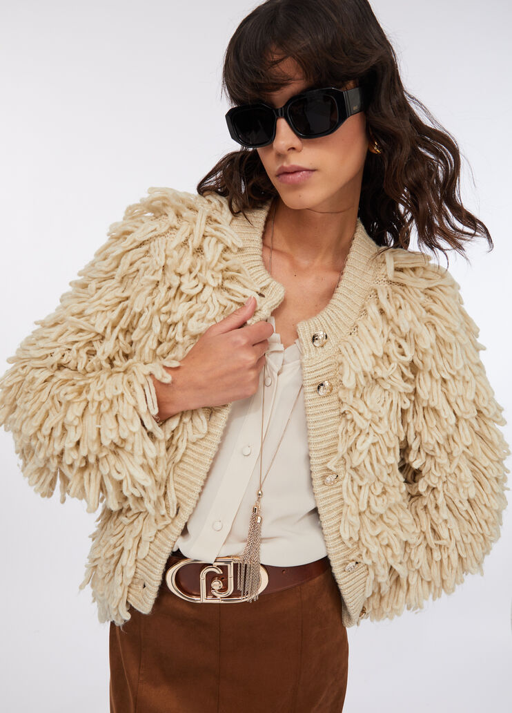 Wool jacket white Liu Jo - medium Wool jacket white Liu Jo - medium