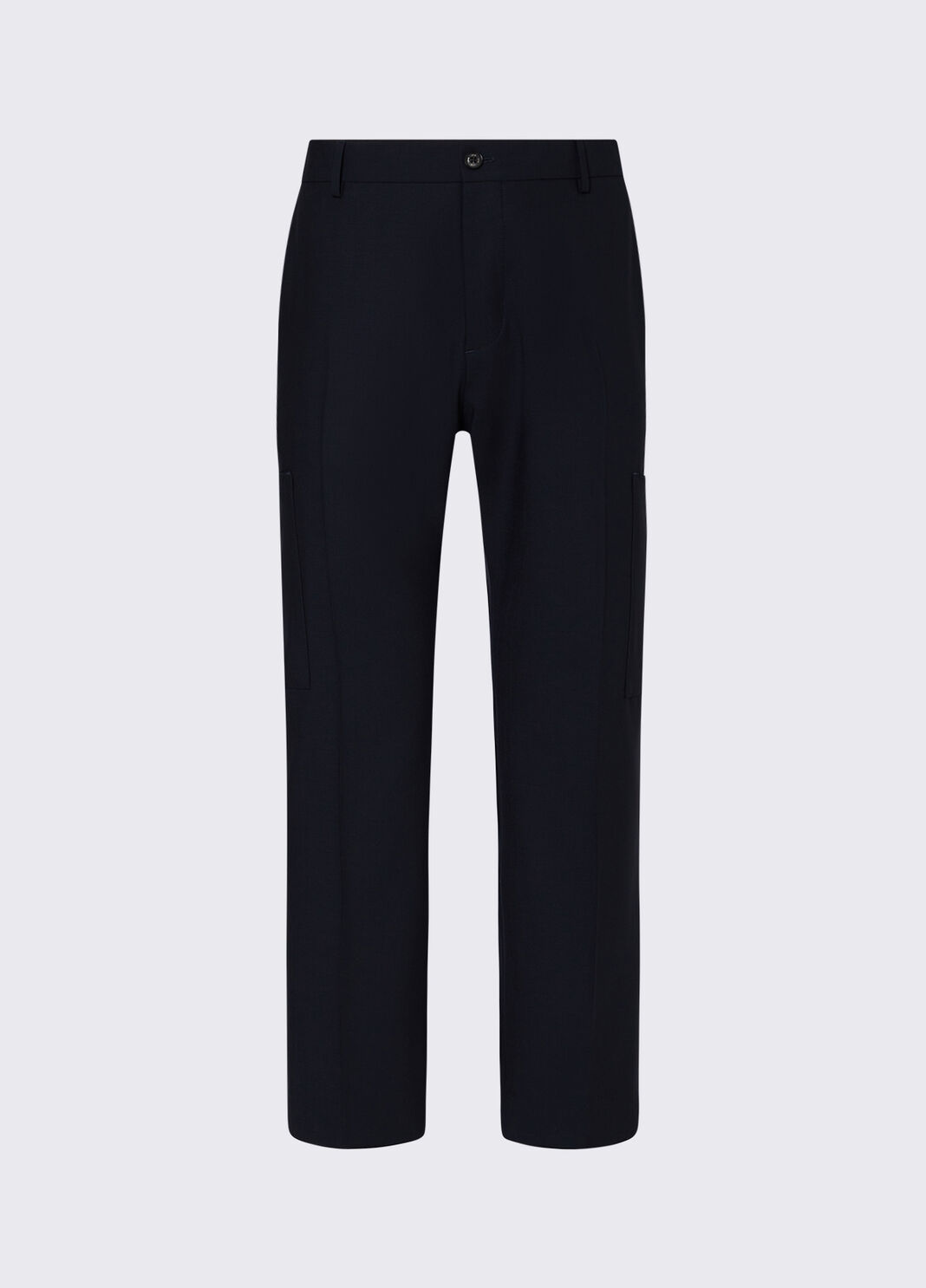 Pantal&oacute;n worker de mezcla de lana azul oscuro Liu Jo - large image number 6