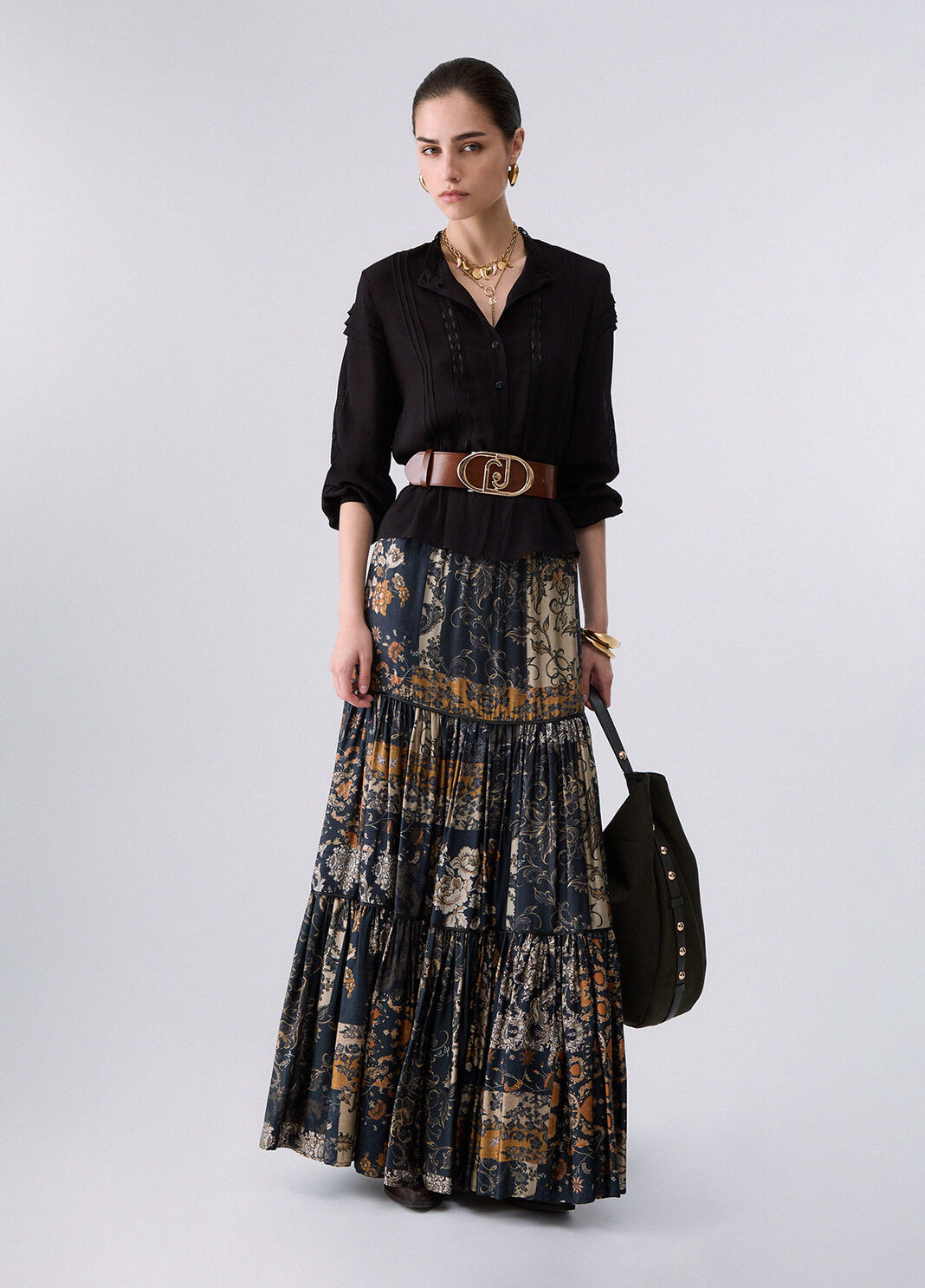 Lace Trimmed Blouse black Liu Jo - large image number 5
