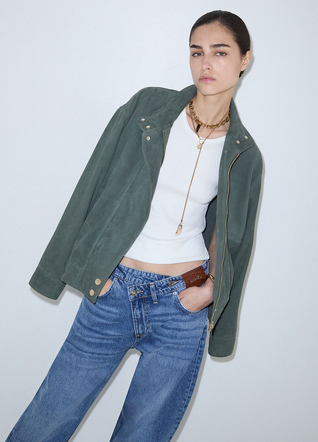 Top in jersey white Liu Jo - large image number 3