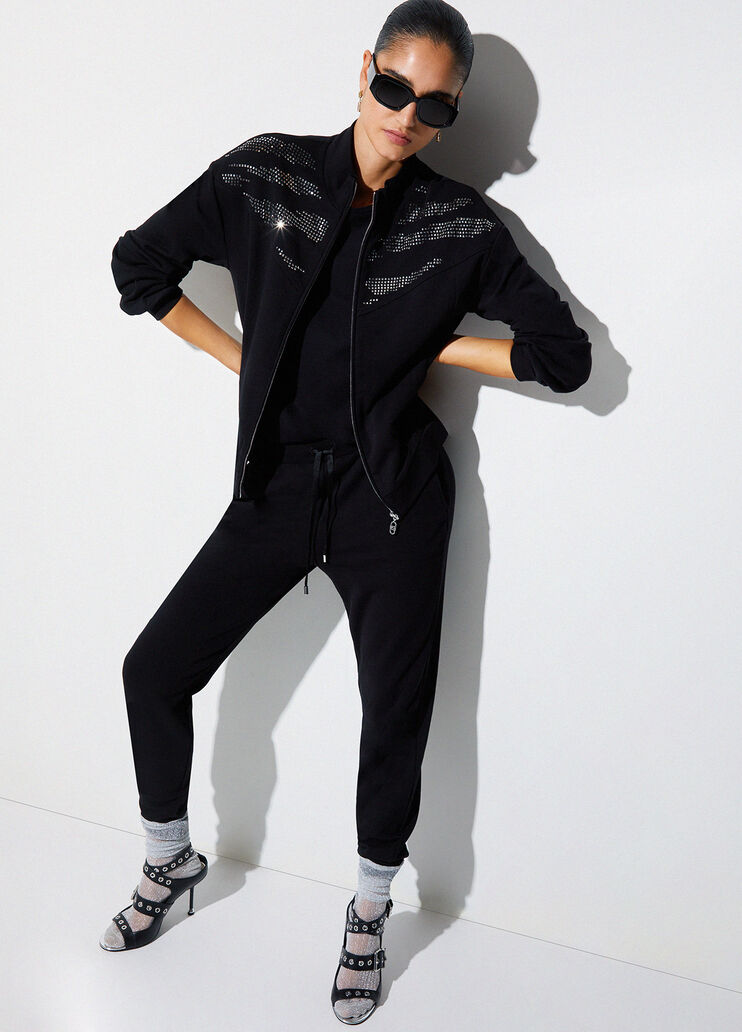 Fleece jogging bottoms black Liu Jo - medium