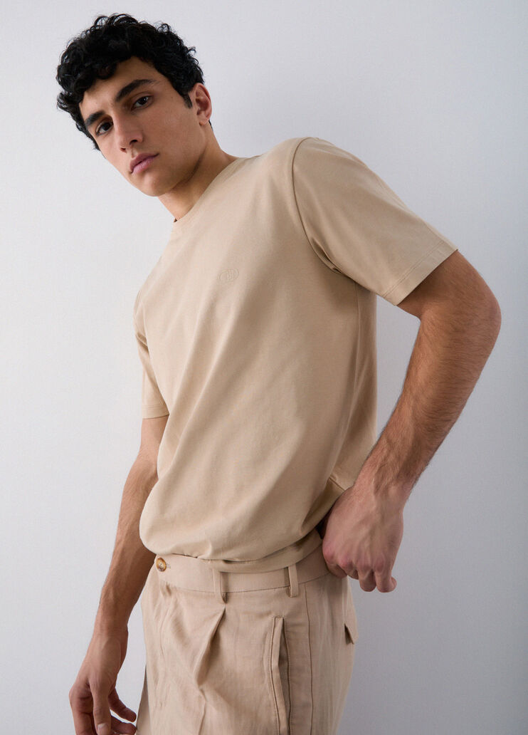 Regular-fit T-shirt beige Liu Jo - medium