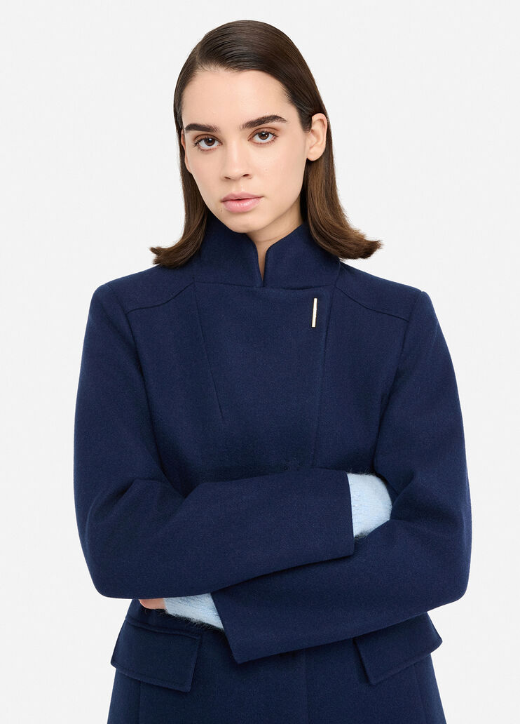  Double cloth coat navy blue Liu Jo - large image number 2