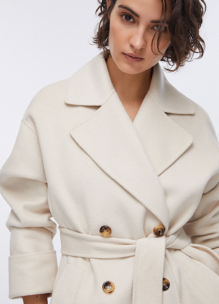 Cappotto in lana bianco Liu Jo - large image number 4