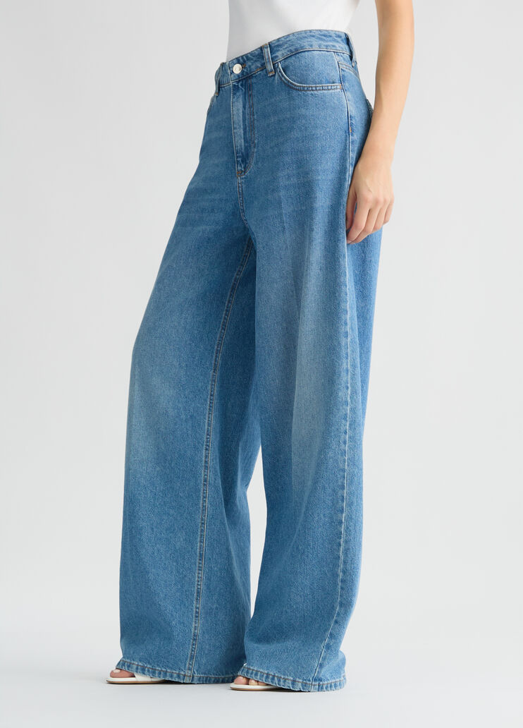 High-rise flared jeans blue denim Liu Jo - large image number 3