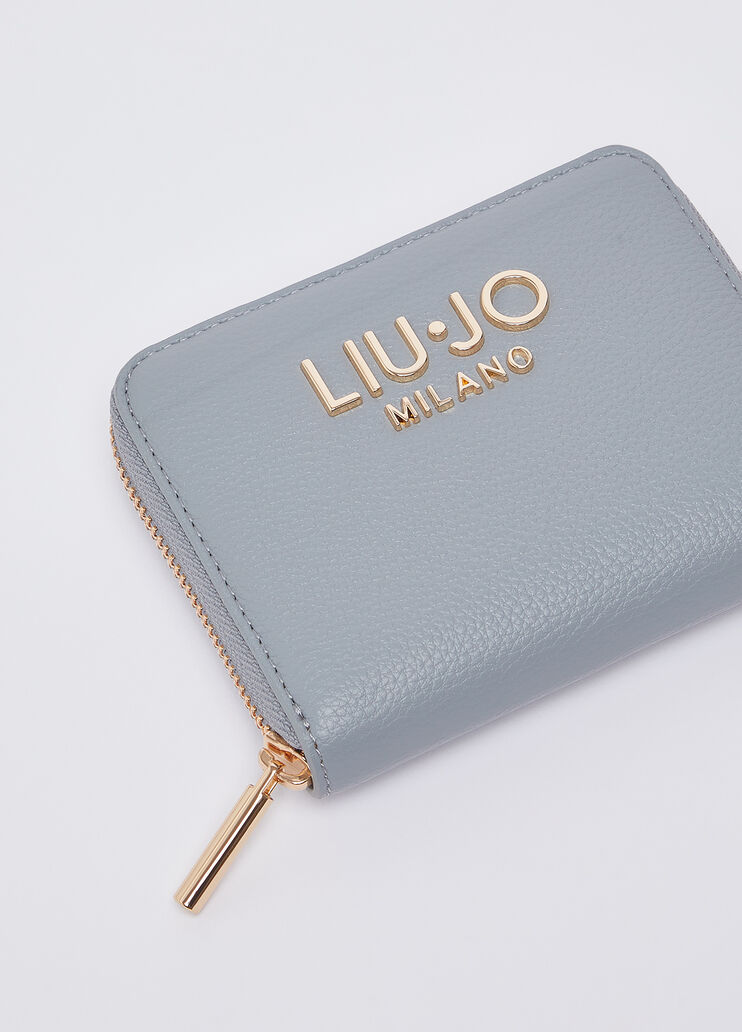 Portefeuille petit format bleu clair Liu Jo - medium