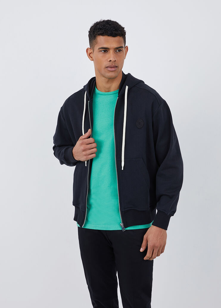 Felpa con cappuccio nero Liu Jo - large image number 0