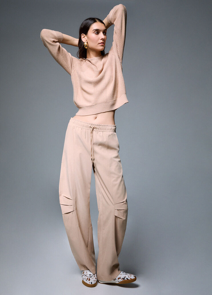 Wide-leg trousers beige Liu Jo - medium