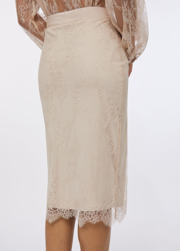 Falda de encaje beige Liu Jo - large image number 3 Falda de encaje beige Liu Jo - large image number 3