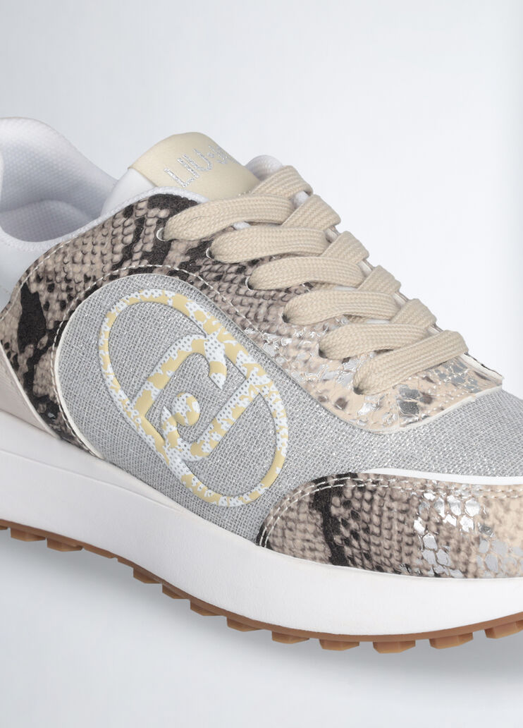 Sneakers with animal-print details beige Liu Jo - large image number 5 Sneakers with animal-print details beige Liu Jo - large image number 5