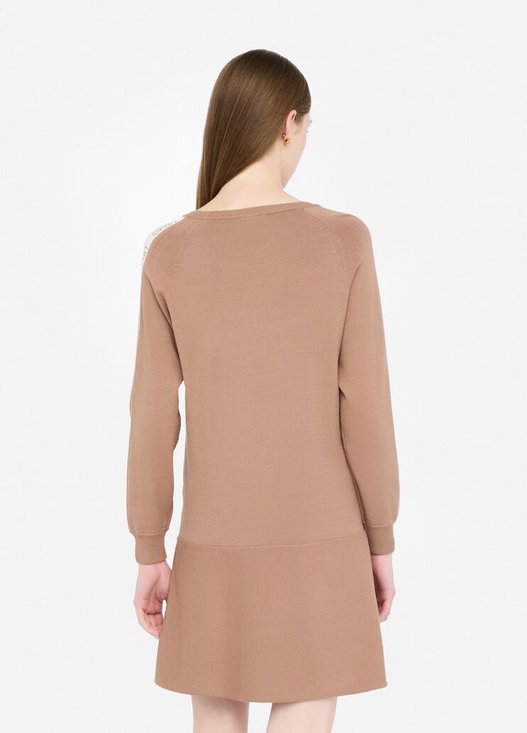 Vestido de punto chocolate Liu Jo - large image number 1 Vestido de punto chocolate Liu Jo - large image number 1