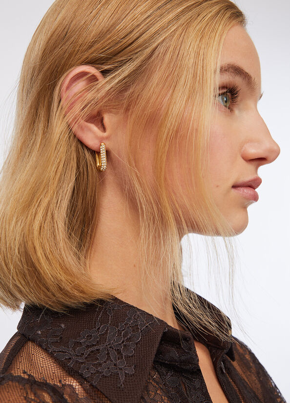 Diamanté earrings gold Liu Jo - large image number 0