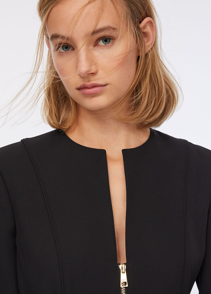 Blazer with zip black Liu Jo - large image number 2