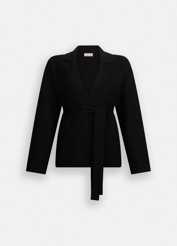 Veste en maille noir Liu Jo - large image number 6 Veste en maille noir Liu Jo - large image number 6